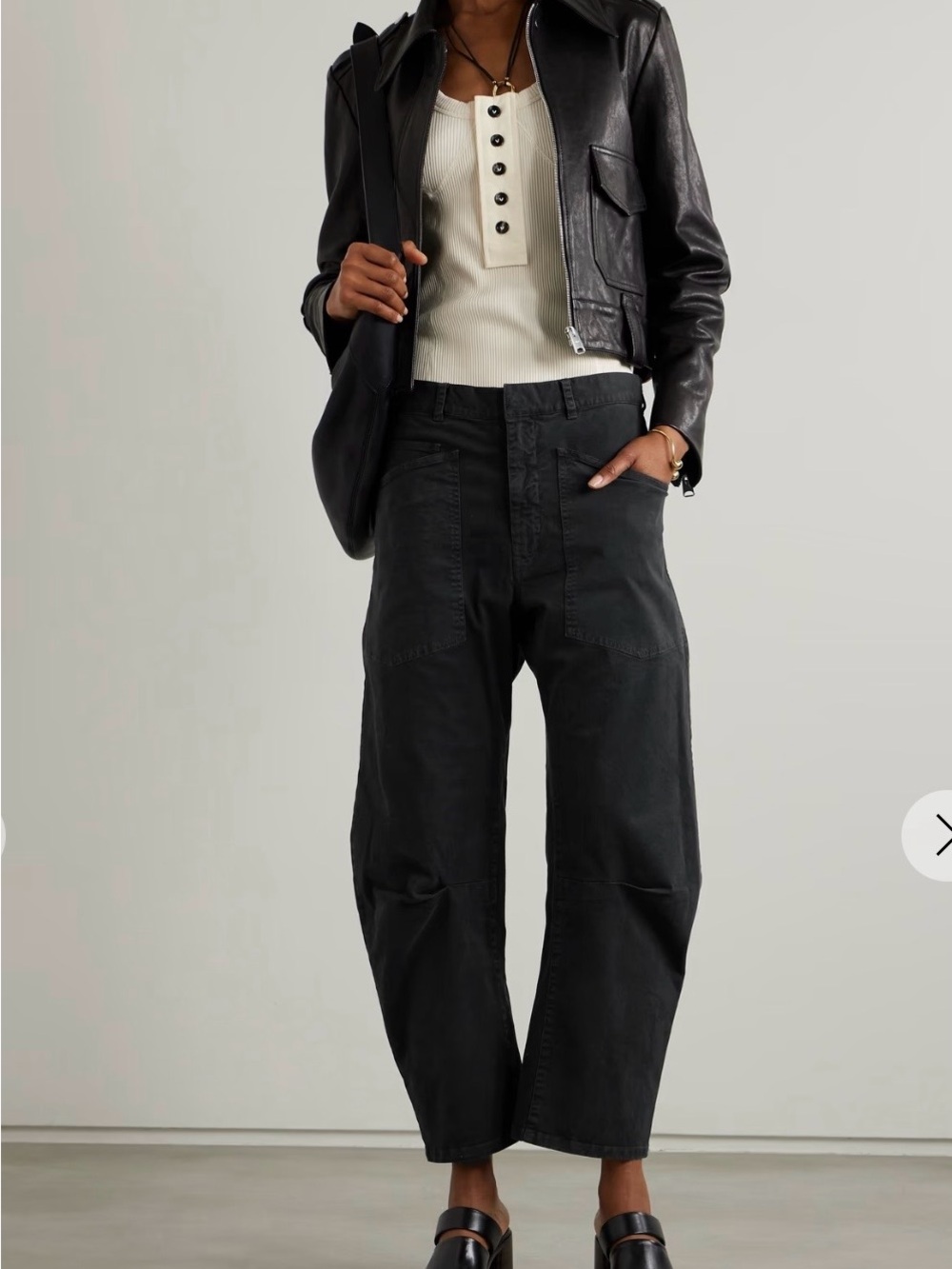 Nili Lotan Shon Pants in Carbon, size 6